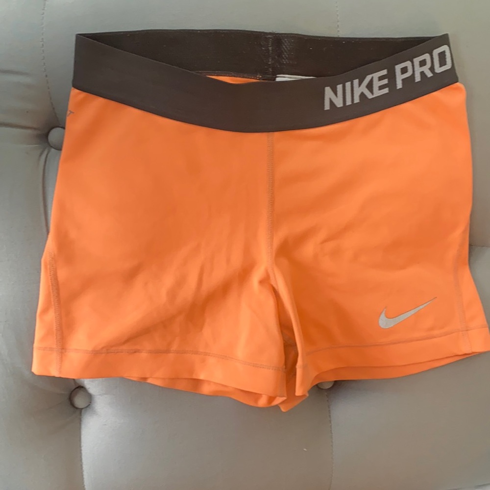 Orange Nike Pros